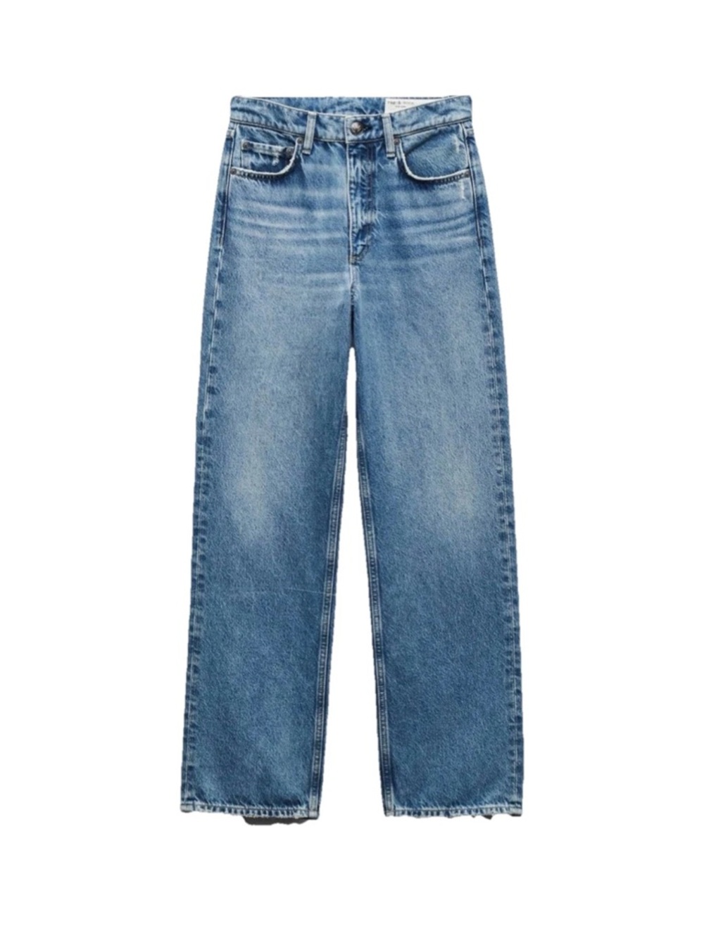 NEW Rag & Bone Shea High-rise Relaxed Straight Full Length Jeans Size 27 - Picture 5 of 16